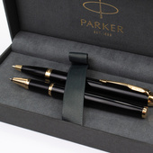 Pióro kulkowe i długopis Parkera GRAWER INICJAŁÓW prezent Imieniny Urodziny