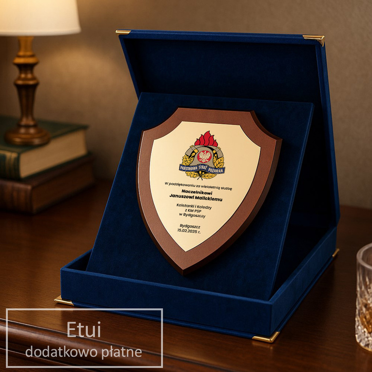 Dyplom strażacki PSP z dedykacją – prezent DLA STRAŻAKA, NACZELNIKA