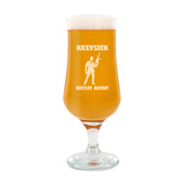 Szklanka do piwa z grawerem NIEZŁY AGENT + IMIĘ prezent dla KOLEGI