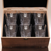 Komplet 6 Szklanek Lodowych z grawerem wojskowym – ZESTAW DLA ŻOŁNIERZA