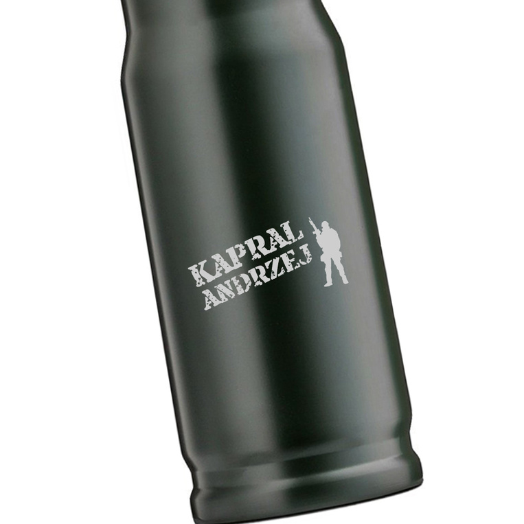 Termos pocisk PREZENT DLA ŻOŁNIERZA grawer stopnia i imienia