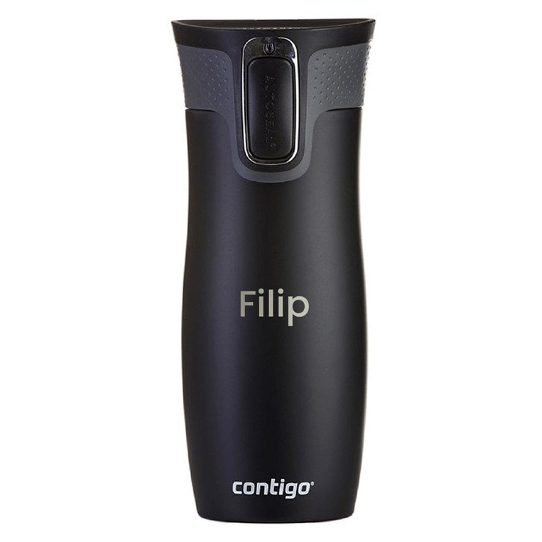 Kubek Contigo West Loop na prezent – czarny, personalizowany grawerem