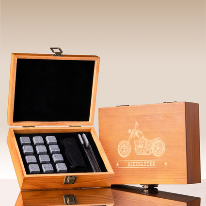 Kamienie do whisky z grawerem DLA MOTOCYKLISTY