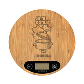 Waga kuchenna z grawerem JA TU GOTUJĘ personalizowany prezent DLA NIEJ