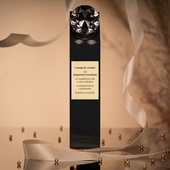 Personalizowana Statuetka na URODZINY 18, 30, 40, 50, 60 z diamentem