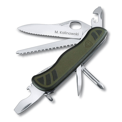 Duży Szwajcarski Scyzoryk Victorinox z Grawerem - Soldier's PREZENT DLA NIEGO