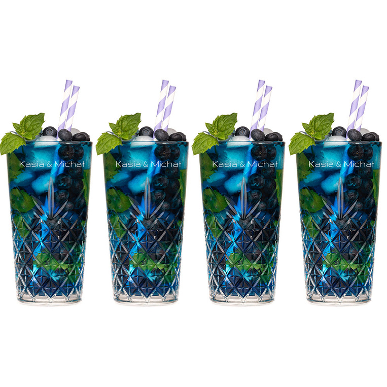 Zestaw 4 szklanek 470 ml GRAWER IMION – wyjątkowy prezent dla pary