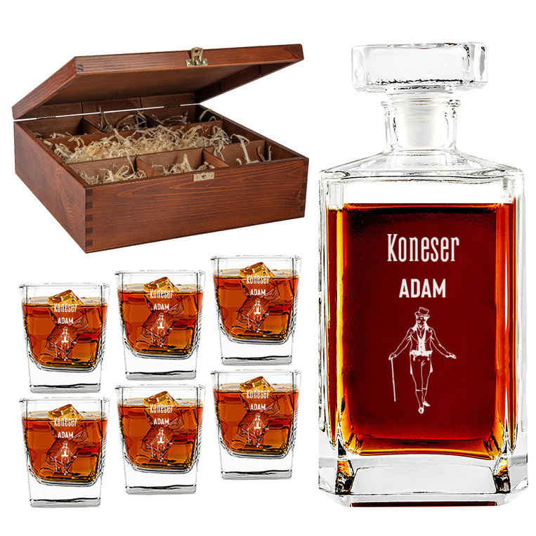 Zestaw do whisky - PREZENT ŚWIĄTECZNY dla amatora whisky