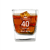Szklanka do whisky z grawerem 40 LAT RAZEM
