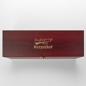 Pudełko do wina z akcesoriami PREZENT DLA MĘŻA