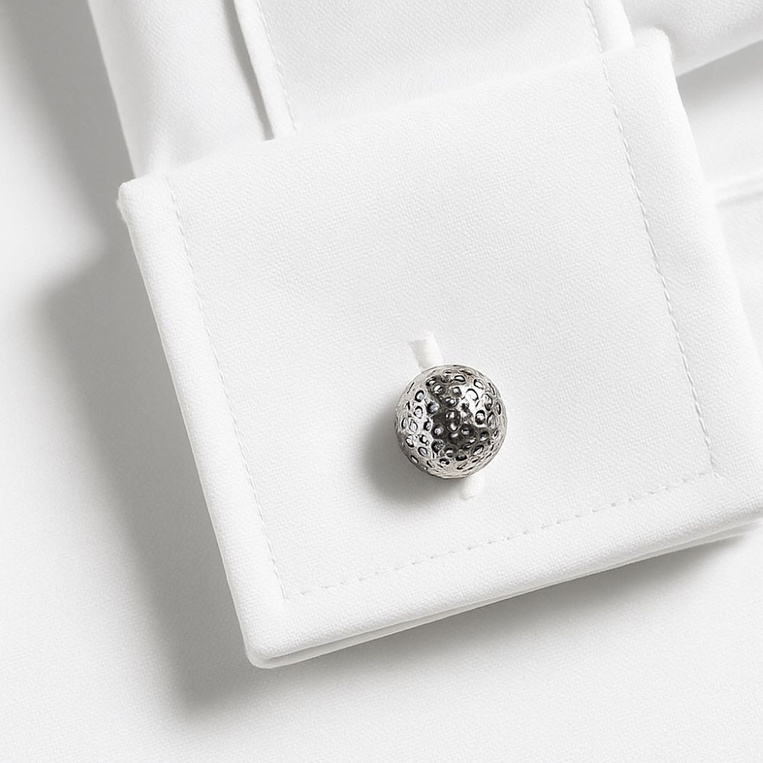 Spinki do mankietów GOLF – prezent DLA GOLFISTY z piłką i tee