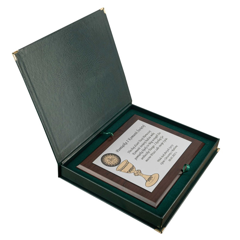 Dyplom na pamiątkę I Komunii Świętej – prezent dla chrześniaka, dziecka, wnuka