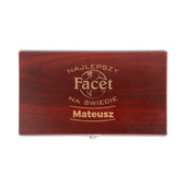 Zestaw do wina z grawerem prezent DLA NIEGO - NAJLEPSZY FACET