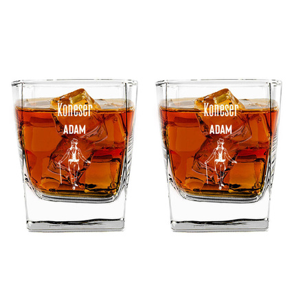 2 Szklanki do whisky DLA KONESERA SZKOCKIEJ