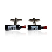 Spinki do mankietów BUTELKA WINA – prezent DLA MIŁOŚNIKA WINA