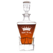 Okazała Karafka Lodowa z grawerem NA URODZINY – PERSONALIZOWANY PREZENT