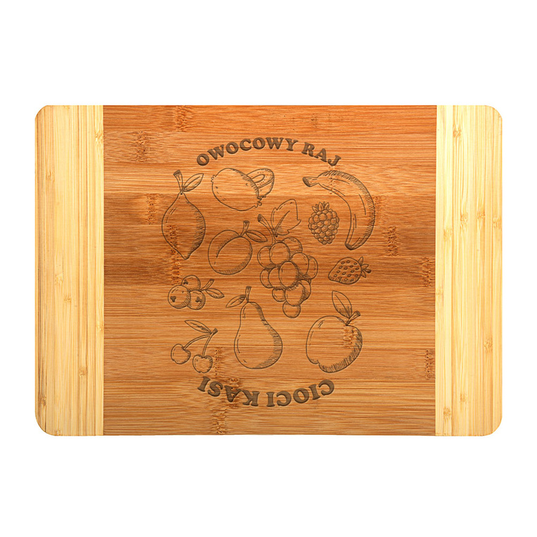 Deska do krojenia z grawerem DLA SMAKOSZA OWOCÓW