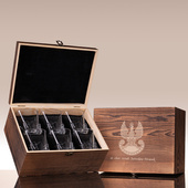 Komplet 6 Szklanek Lodowych z grawerem wojskowym – ZESTAW DLA ŻOŁNIERZA