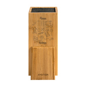 Stojak na noże dla miłośnika GRILLA z TWOIM grawerem