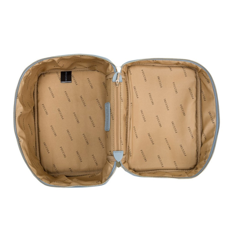 Kosmetyczka skórzana damska Puccini – DUŻA, ELEGANCKA I POJEMNA