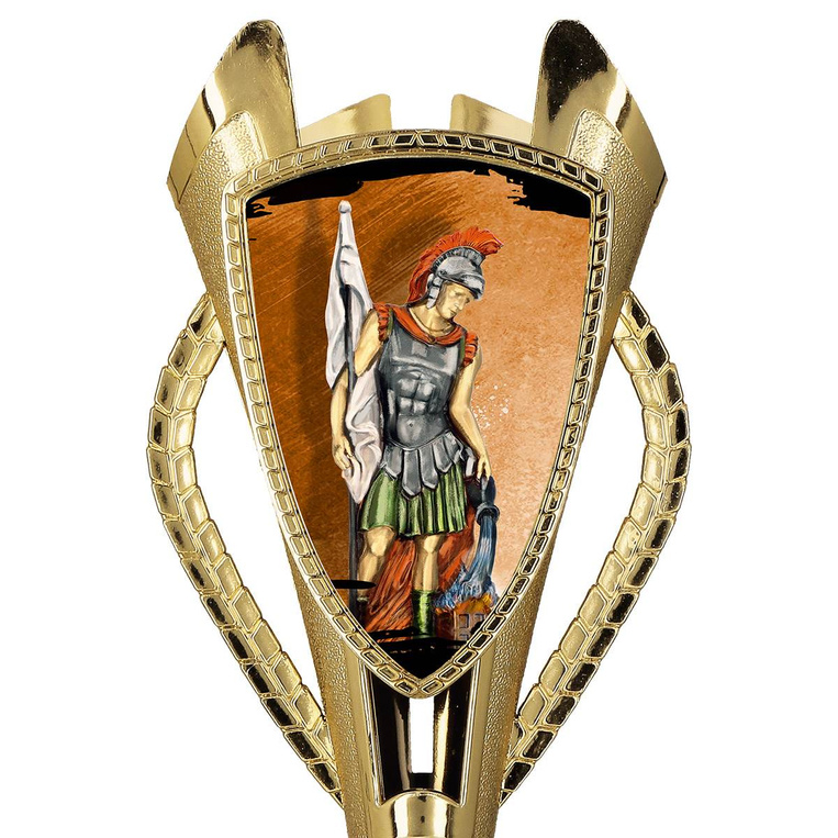 Puchar dla strażaka ze św. Florianem – podziękowanie za wierną służbę