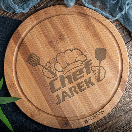 PREZENT DLA SZEFA KUCHNI deska do krojenia z grawerem