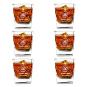 Szklanki do whisky 6 sztuk na prezent na ZŁOTE GODY