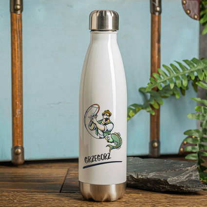 Personalizowana butelka termiczna DLA WĘDKARZA