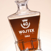 Karafka Lodowa z grawerem na 40 urodziny – PREZENT Z KLASĄ