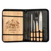 Zestaw do grilla z grawerowaną deską na prezent DLA STRAŻAKA