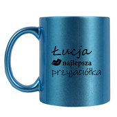 Kubek ceramiczny z nadrukiem NAJLEPSZA PRZYJACIÓŁKA + IMIĘ
