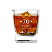 Szklanka do whisky - 70 urodziny
