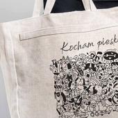 Torba na zakupy z PERSONALIZACJĄ dla miłośnika psów