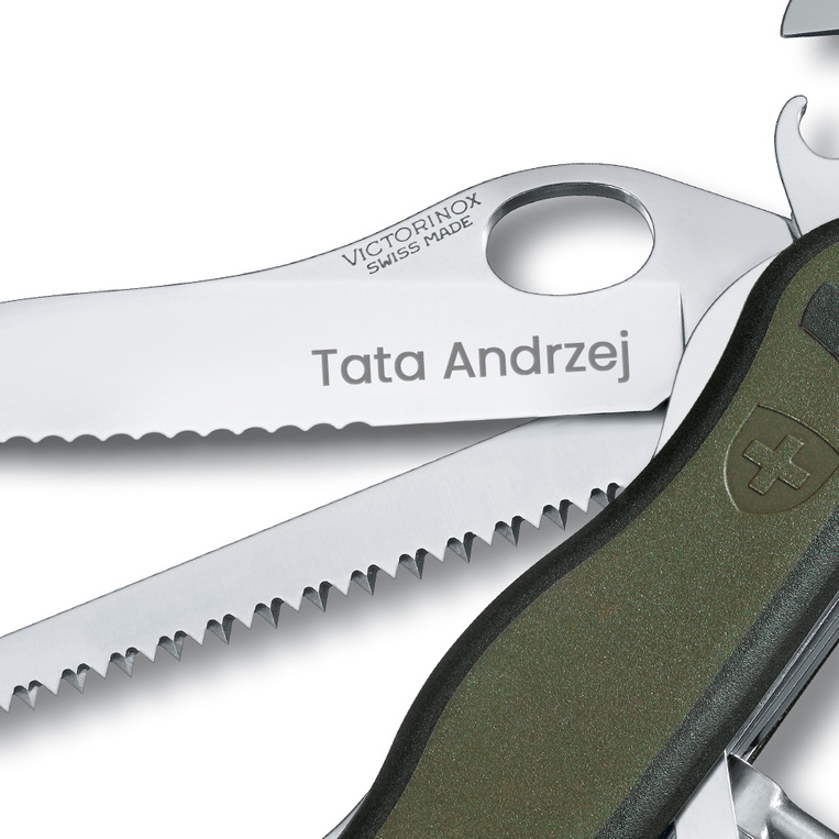 Duży Szwajcarski Scyzoryk Victorinox z grawerem - PREZENT DLA TATY