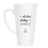 Kubek Latte Max z nadrukiem DLA UKOCHANEJ KOBIETY