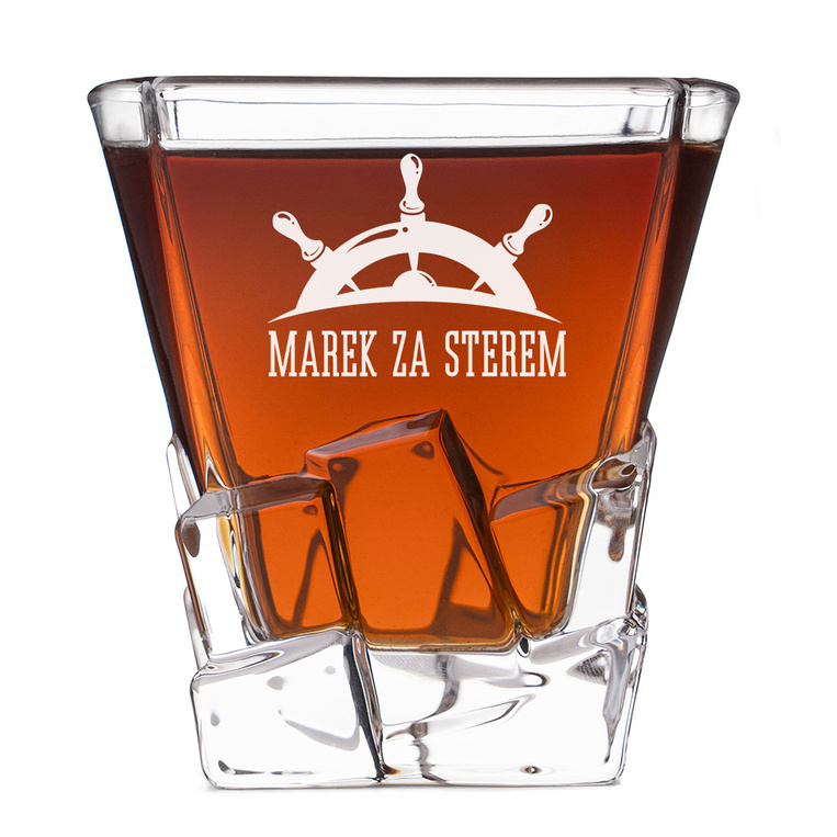 Szklanka Lodowa DLA ŻEGLARZA z grawerem żeglarskim i imieniem