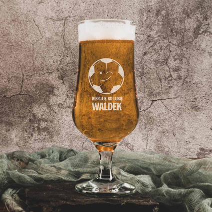 Pokale do piwa z grawerem DLA KIBICA PIŁKI NOŻNEJ