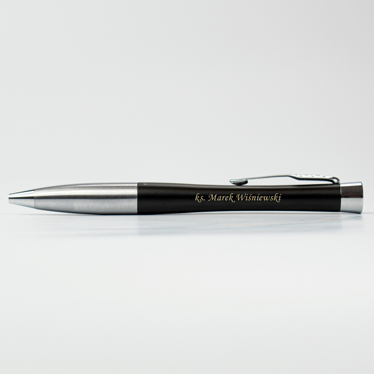 Personalizowany grawerem długopis PARKER na PREZENT DLA KSIĘDZA