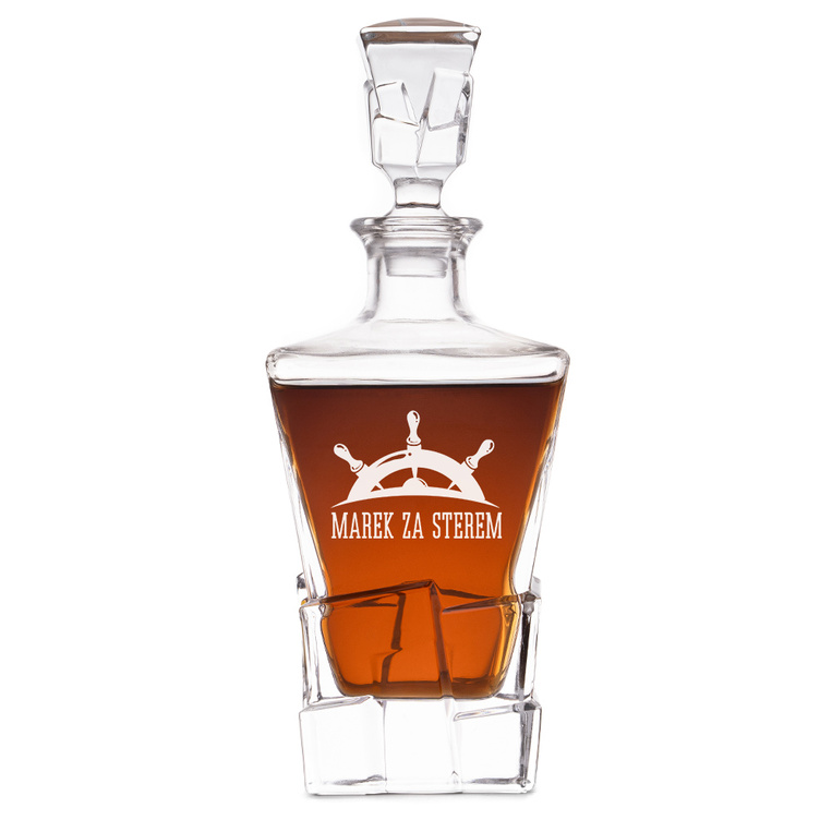 Karafka z personalizowanym grawerem – prezent DLA ŻEGLARZA