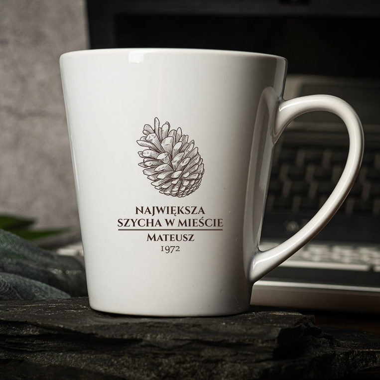 Personalizowany Kubek Latte z nadrukiem DLA SZYCHY