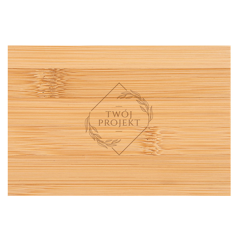 Zestaw do manicure w bambusowym etui GRAWER TWOJEGO PROJEKTU