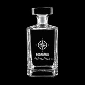 Karafka do whisky DLA PORDRÓŻNIKA personalizowana