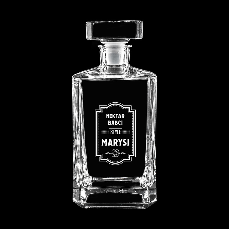 Karafka do domowej roboty NALEWKI na prezent DLA BABCI