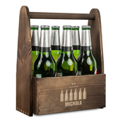 Personalizowane nosidło na piwo z grawerem SZEŚCIOPAK + IMIĘ