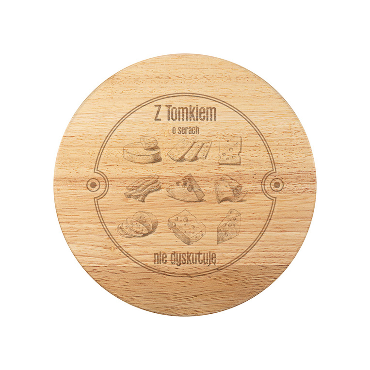 Deska serów z grawerem na prezent DLA ZNAWCY SERÓW