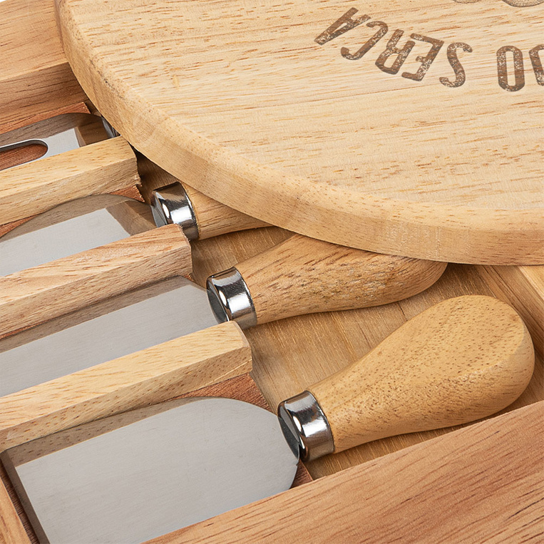 Deska do serów grawerowana na prezent DLA PARY - PRZEZ ŻOŁĄDEK DO SERCA