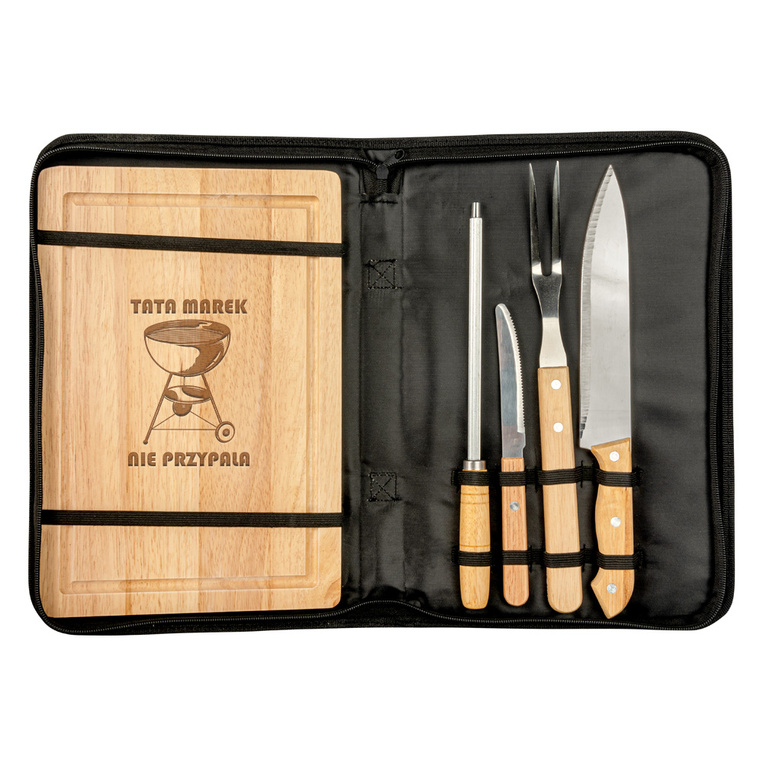 Zestaw do grilla z grawerowaną deską DLA TATY