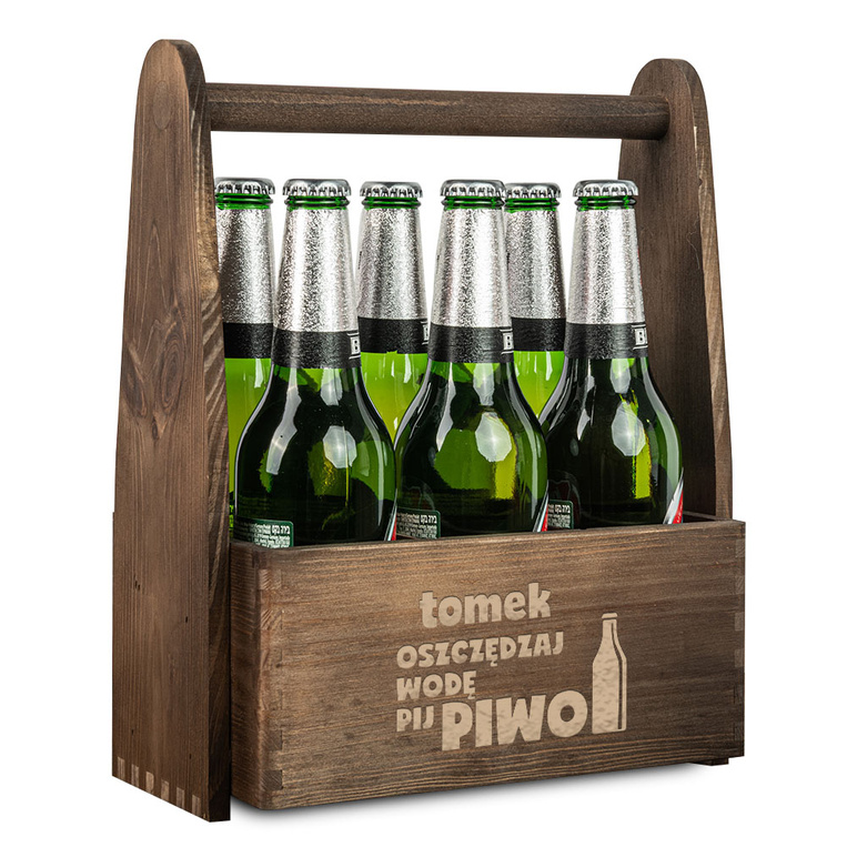 Nosidło na piwo DLA EKOLOGA z personalizowanym grawerem