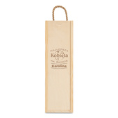 Personalizowane pudełko na wino Z TWOIM GRAWEREM