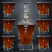 Zestaw Premium do whisky z grawerem NA IMIENINY dla konesera szkockiej